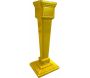 Colonne pour boîte aux lettres en aluminium grand modèle 1950
