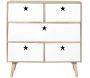 Commode bicolore pour enfants Like a star - CMP-3917