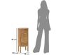 Commode en bois Goteborg 38 x 33.5 x 82 cm - MAU-0651