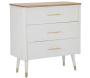 Commode en bois de frêne Matera 78 x 37 x 80 cm
