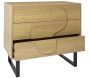 Commode en mdf et métal Calypso - 6
