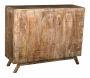 Commode en bois recyclé et métal 14 tiroirs - 799