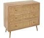 Commode en bois 3 tiroirs Bali