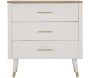 Commode en bois 3 tiroirs Matera 78 x 37 x 80 cm - 249