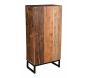 Commode haute en bois recyclé et métal - AUB-4232