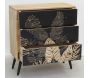 Commode en manguier naturel et teinté noir TROPICA - AUB-5181