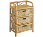 Commode en rotin avec tiroirs Tegal - 129