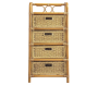 Commode en rotin avec tiroirs Tegal - AUB-2055