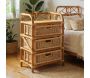 Commode en rotin avec tiroirs Tegal - AUBRY GASPARD