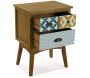Commode 2 tiroirs en bois Aqua - 169