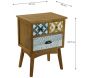 Commode 2 tiroirs en bois Aqua - 6