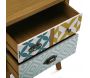 Commode 2 tiroirs en bois Aqua - 5