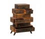 Commode 8 tiroirs en bois recyclé - AUB-4546