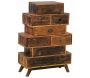 Commode 8 tiroirs en bois recyclé