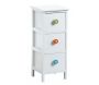 Commode 3 tiroirs avec boutons