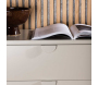 Commode 4 tiroirs en métal beige Piring - 8