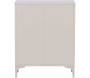Commode 4 tiroirs en métal beige Piring - 5