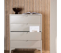 Commode 4 tiroirs en métal beige Piring - VENTURE HOME