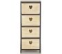 Commode 4 tiroirs en paulownia Lovely - AUB-5666