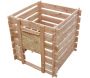 Composteur en bois de douglas naturel - 79,90