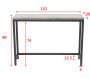 Console en acier et MDF Rise - VEN-0139