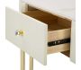 Console d'angle effet matelassé Sharon 84.5 x 60 x 77 cm - 8