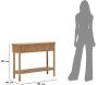 Console en bois Gothenburg 110 x 40 x 80 cm - MAU-0649