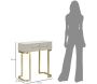 Console en bois et métal Beauty - MAU-0198