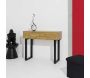 Console en mdf et métal Calypso - THE HOME DECO FACTORY