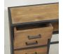 Console en bois recyclé et métal - AUBRY GASPARD