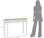 Console en bois avec tiroirs Matera 107 x 37 x 80 cm - MAU-0427