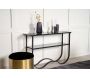 Console design en acier et verre Wavy - 8