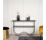 Console design en acier et verre Wavy - FURNITURE FASHION