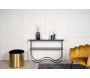 Console design en acier et verre Wavy - Furniture Fashion