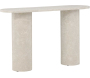 Console effet marbre Narvik 130 x 80 x 40 cm