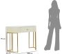 Console effet matelassé Sharon 100 x 40 x 75 cm - MAU-0448