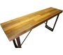 Console en fer et bois 160 x 40 x 80 cm - ANTIC LINE CRéATIONS