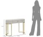 Console en métal Montpellier 100 x 43 x 74 cm - MAU-0190