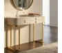 Console en métal et bois Beauty 100 x 40 x 80 cm - MAURO FERRETTI