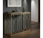Console en métal doré Arab 96.5 x 41 x 78 cm - MAURO FERRETTI