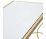 Console en métal doré Art 140 x 40 x 80 cm - 8