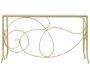 Console en métal doré Art 140 x 40 x 80 cm - 179