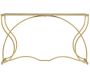 Console en métal doré Sunshine 130 x 40 x 75 cm - 199