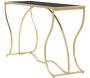 Console en métal doré Sunshine 130 x 40 x 75 cm - 5