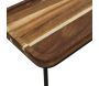 Console en métal et plateau en acacia - 47,90