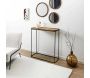 Console en métal et plateau en acacia - THE HOME DECO FACTORY