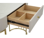 Console en métal avec tiroir Montpellier 100 x 40 x 75 cm - 8