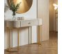 Console en métal avec tiroir Montpellier 100 x 40 x 75 cm - MAURO FERRETTI