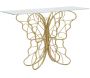 Console en métal et verre Butterfly 110 x 40 x 76 cm