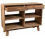 Console en pin recyclé étagères et tiroirs REWOOD - AUBRY GASPARD